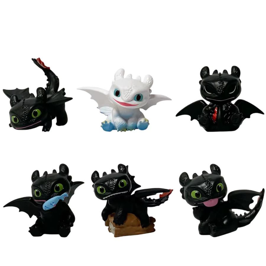 Bandai Drachenzähmen leicht gemacht Zahnloser, PVC-Modellfigur - Bild 2