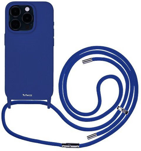 Artwizz HangOn Case +Charge für iPhone 15 Pro in Blue - Bild 1