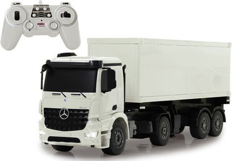 Jamara Mercedes-Benz Arocs Container LKW 1:20 ab 6 Jahren weiß - Bild 2