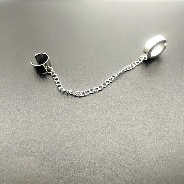 Ohrringe Edelstahl, Silber, Unisex - Bild 1