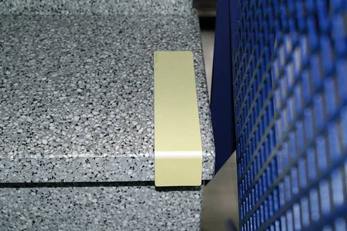 SafetyMarking 15.7490 Treppenwinkel aus Aluminium in Silber, L x B x H: 18,4 x 3,0 x 4,2 cm - Bild 1