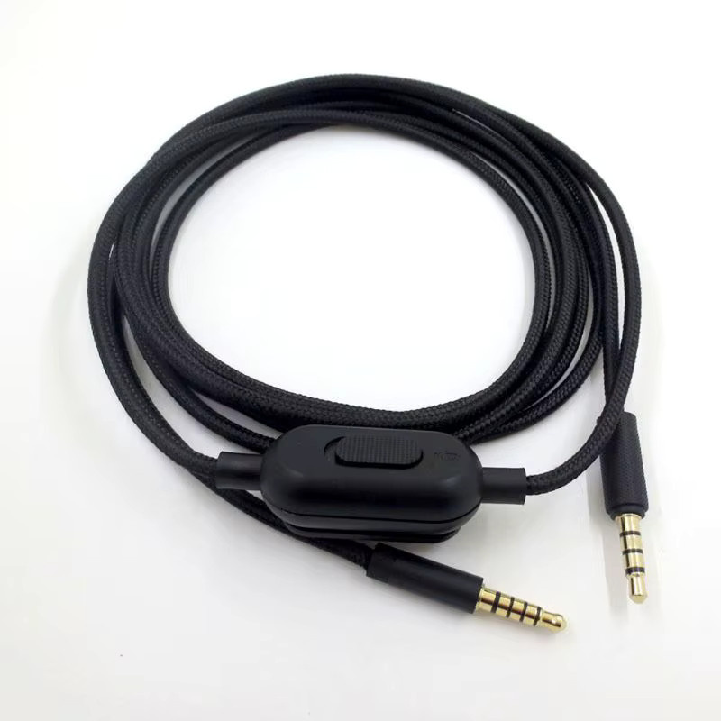 Logitech Audio-Kopfhörerkabel 3,5 mm auf 3,5 mm in Schwarz, 200 cm Länge, passend für Logitech G PRO X, G233 und G433 Headsets - Bild 2