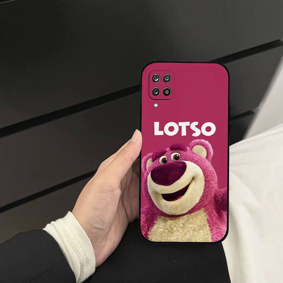 L-Lotso Huggin'Bear Soft Cover Handyhülle für Samsung Galaxy S21 S22 S23 S24 S25 S26 Ultra FE Plus 5G A52S in Pink - Bild 3