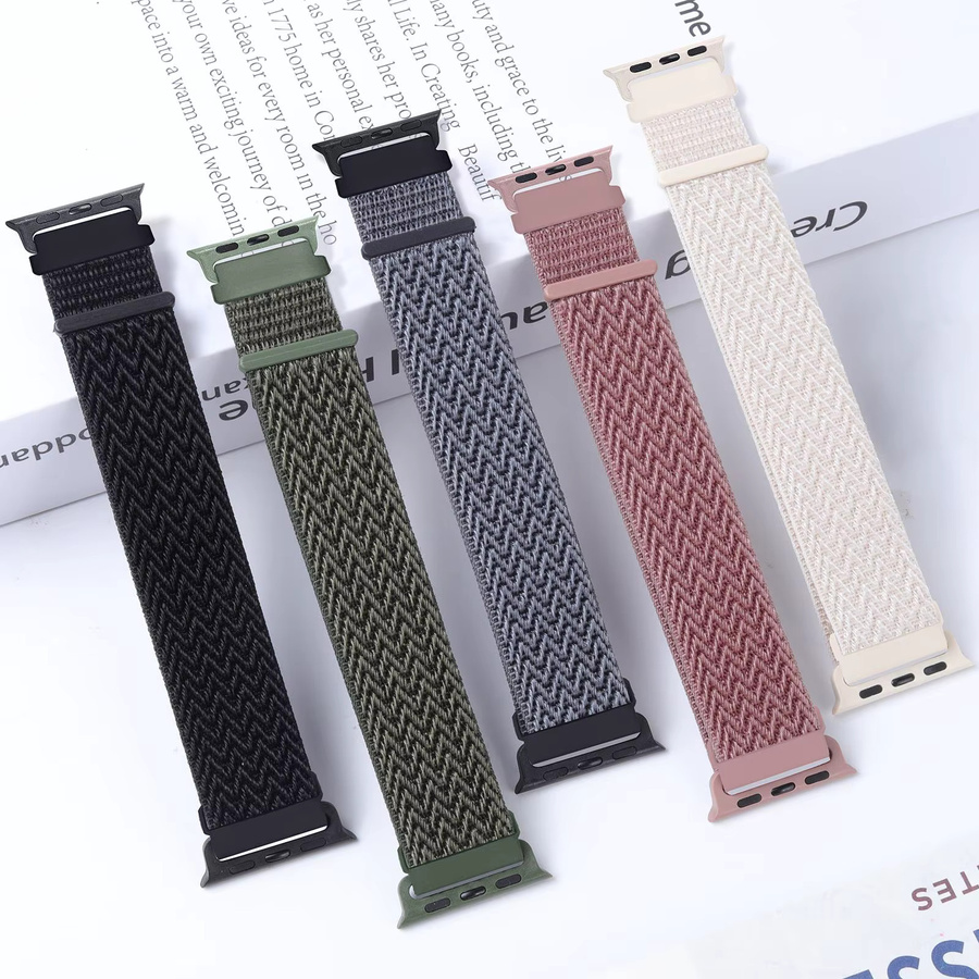 Uhrenarmband Cor, Nylon, Schwarz, Unisex - Bild 1