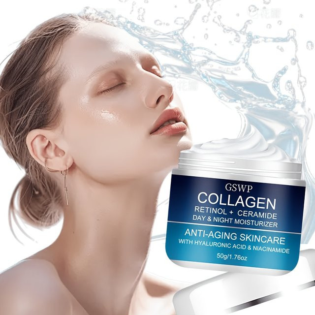 GSWP Kollagen Tag- und Nacht-Feuchtigkeitscreme mit Retinol und Ceramiden, 50g/100g - Bild 1