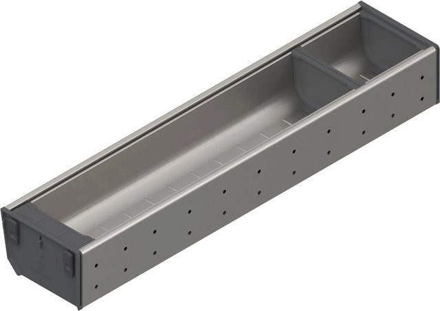Blum Orga-Line Schubladen-Einsatz Schalen-Set aus Edelstahl und Kunststoff in Silber, Korpusbreite: 27,5 cm - Bild 1