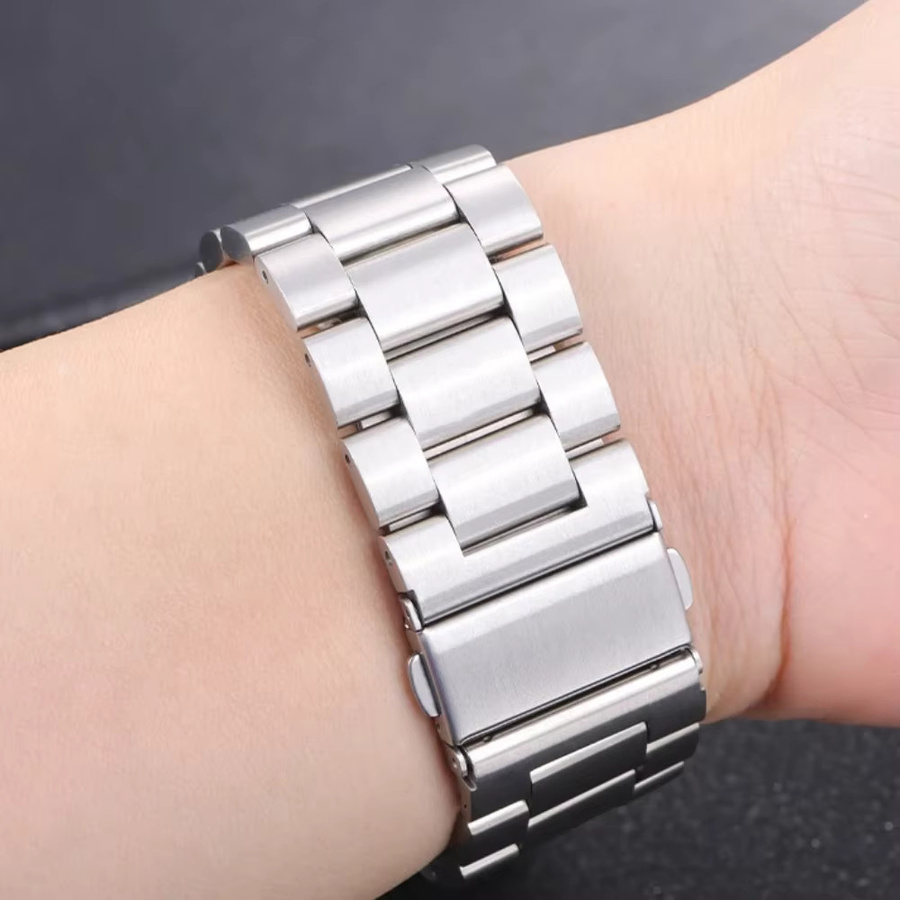 asukaband Uhrenarmband Edelstahl, Silber, Unisex - Bild 3