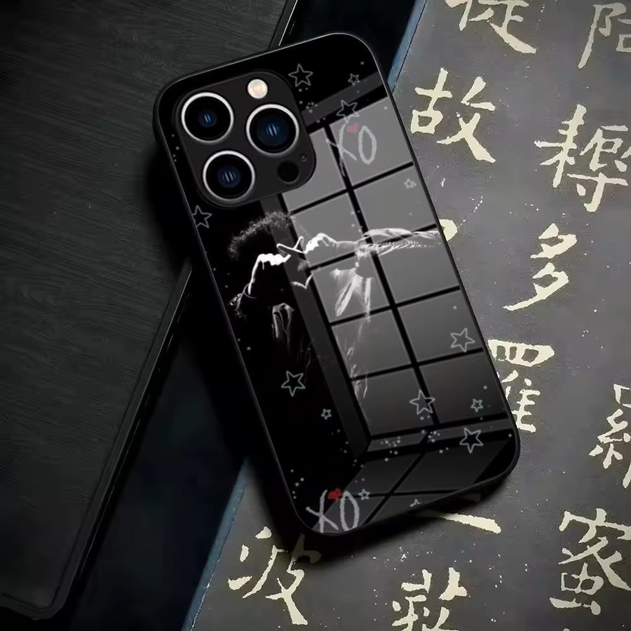 The Weeknd House of Balloons Handyhülle aus gehärtetem Glas für iPhone und Samsung in Schwarz - Bild 2