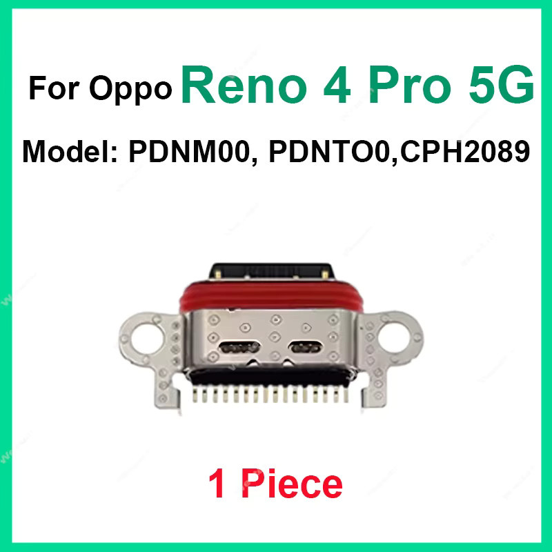 Weeten USB-Ladeanschluss-Dock für OPPO Reno 2 3 4 5 Pro 2Z 2F 4Se 5K 5G Pro in Silber - Bild 2
