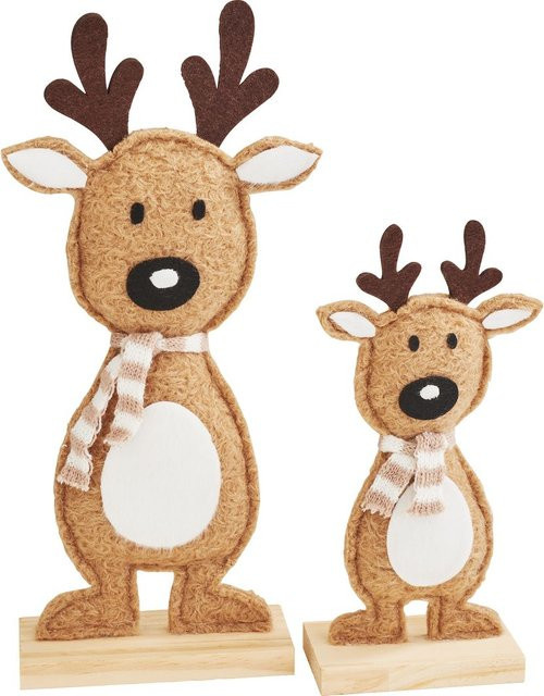 VBS Filzaufsteller Rentiere in Braun für die Weihnachtszeit und den Winter - Bild 1