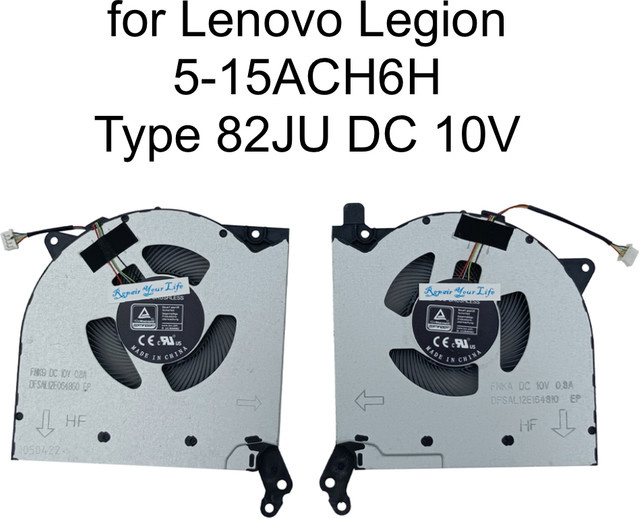 Lenovo Legion 5-15ACH6H CPU GPU Lüfter für R7000P Y7000P 2021 Typ 82JU, 5H40S20304 Gaming Laptop Kühler - Bild 1