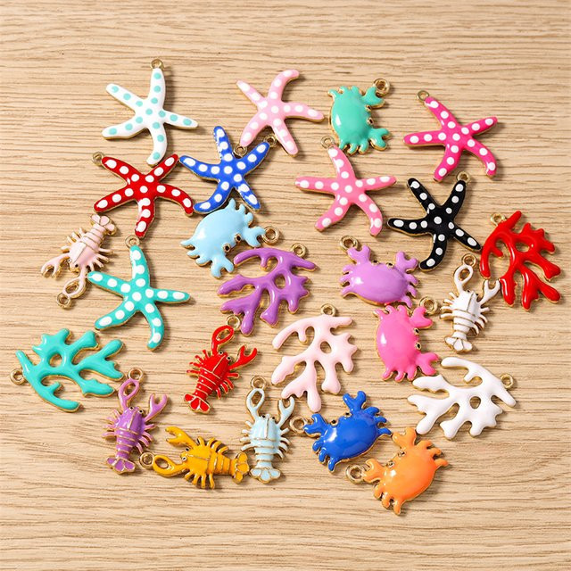 Gritavo Charms Anhänger, Emaille, Messing, Bunt, Unisex - Bild 1