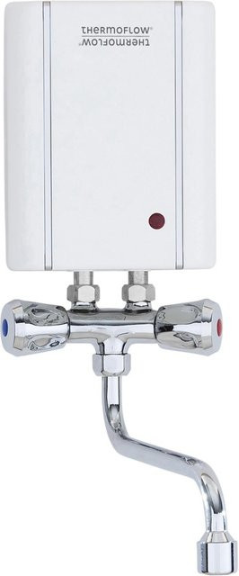 Thermoflow Klein-Durchlauferhitzer ELEX35ARM mit Armatur, elektronisch, 3,5 kW, weiß - Bild 1