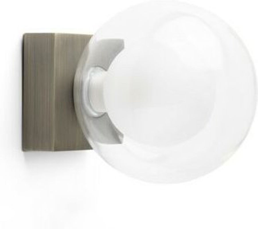 Perla Wandleuchte von Faro Barcelona in Gold und Transparent aus Glas und Metall für moderne Innenräume - Bild 1
