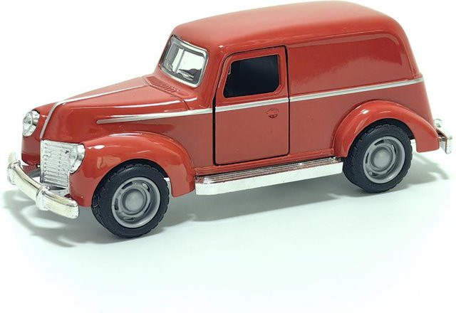Linyi toy car Retro-Simulation Legierung Fahrzeug, Metall, Rot, ab 14 Jahre - Bild 1