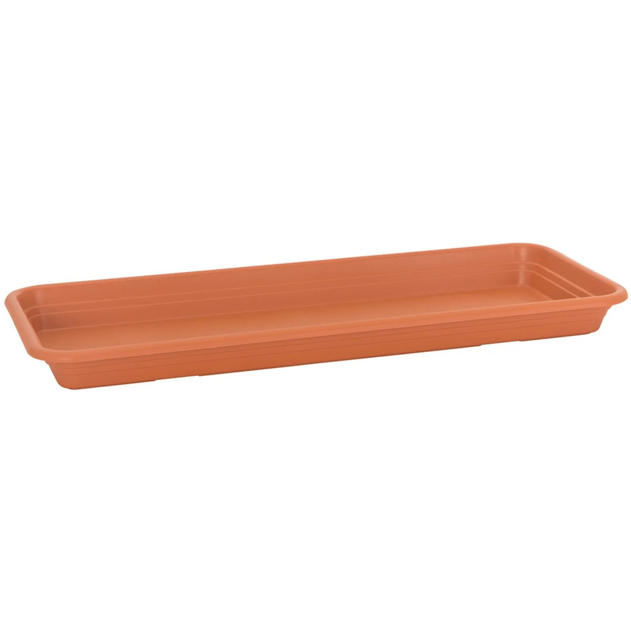 Florus Universal Pflanzkasten-Untersetzer aus Kunststoff in Terrakotta, Breite: 40 cm - Bild 2