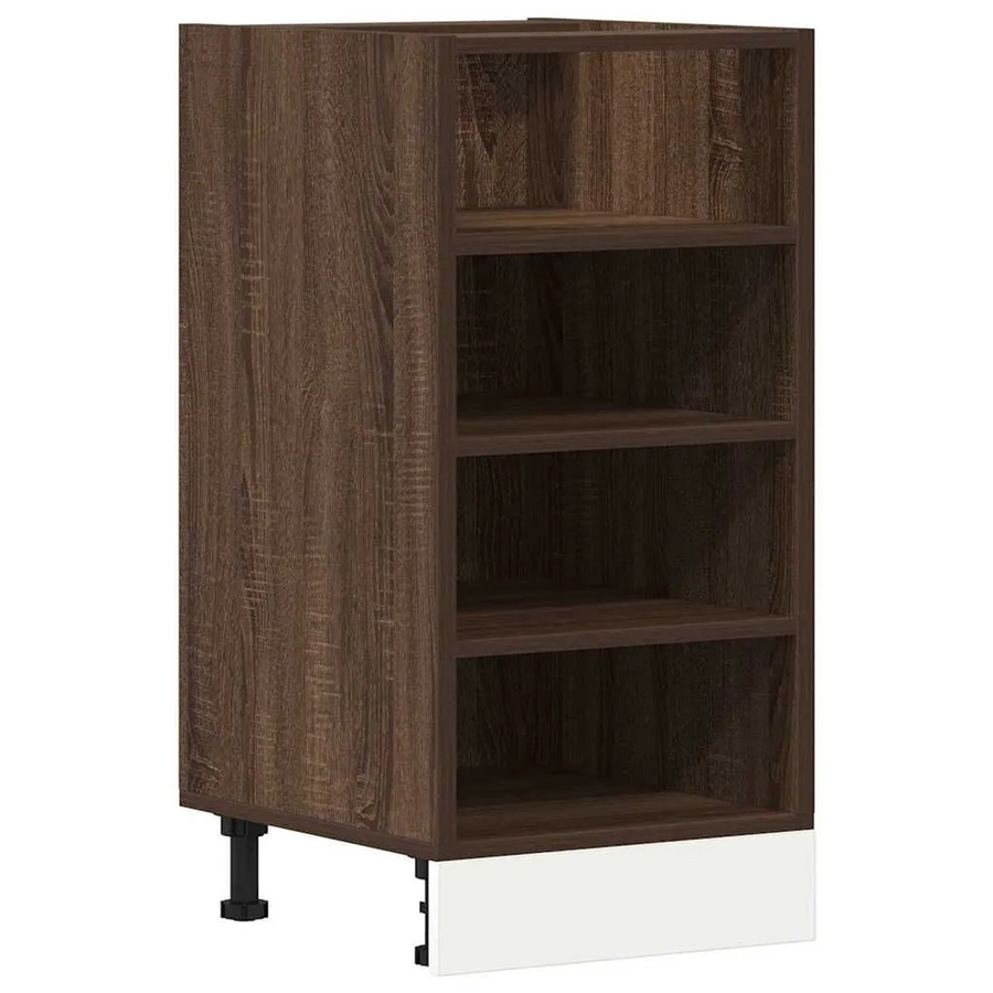 vidaXL Unterschrank Riga in Eiche Braun, B: 40 cm, T: 44,5 cm, H: 81,5 cm - Bild 2