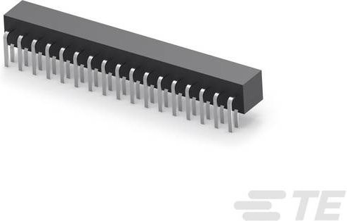TE Connectivity Einbau-Stiftleiste Standard 6-1775653-4 Schwarz - Bild 1