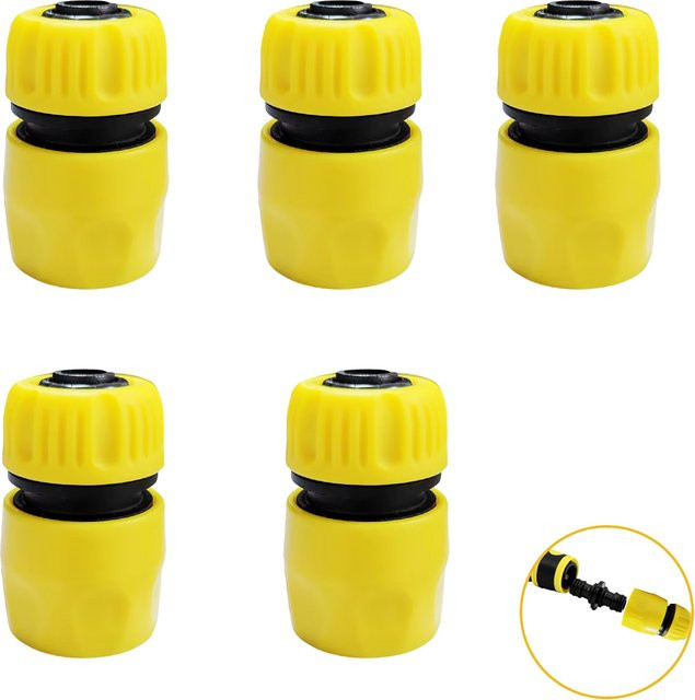 Schnellanschluss 1/2 Zoll Wasserhahn Adapter aus Kunststoff für Gartenschläuche und Bewässerungssysteme - Bild 1