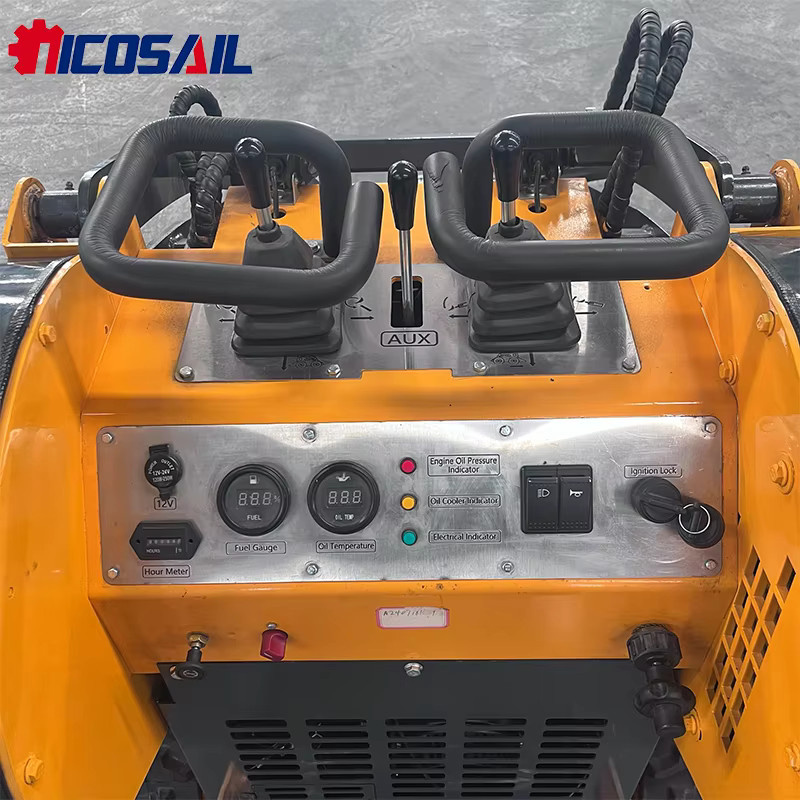 EPA-zertifizierter 25 PS Dieselmotor Mini-Raupenlader mit optionalen Anbaugeräten von nicosail - Bild 3