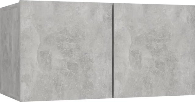 vidaXL 6-tlg. TV-Schrank-Set Modell 13 in Betongrau, modern und wandmontiert, aus Holzwerkstoff - Bild 1