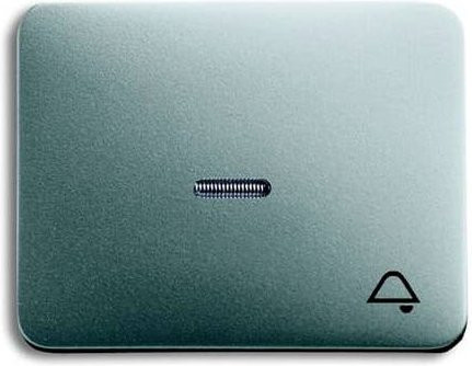 Busch-Jaeger Abdeckung Symbolwippe für Klingel Alpha Exclusiv, Alpha Nea Titan, Farbe: Türkis, 1 Stück - Bild 1