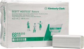 Kimberly-Clark Hostess Natura Papierhandtücher grau, 2-lagig, 20 x 180 Blatt, Recyclingpapier - Bild 1