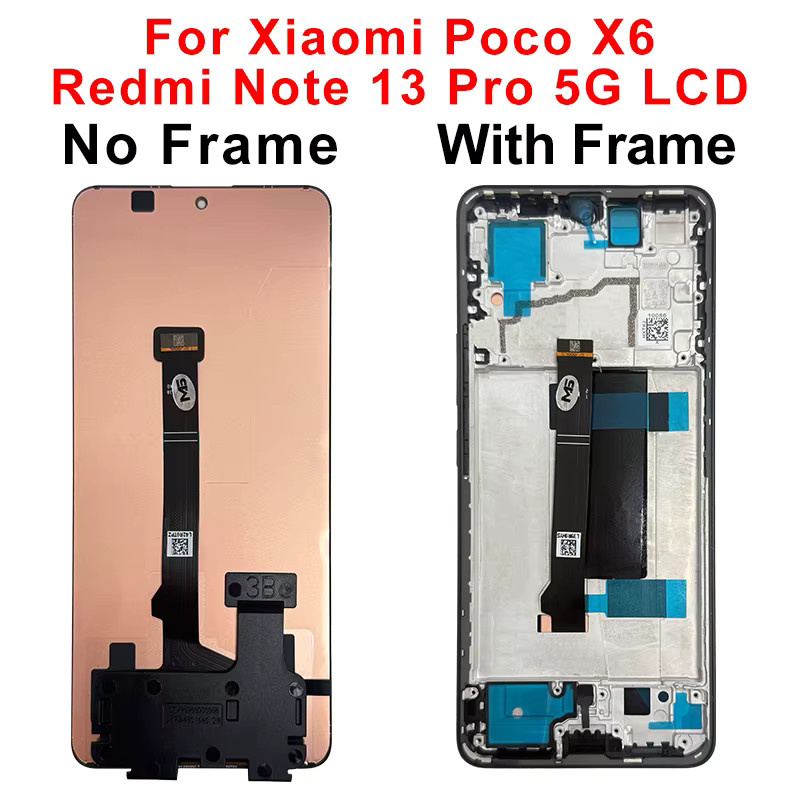 AMOLED Display Ersatz für Xiaomi Poco X6 und Poco X6 Pro 5G inklusive Touchscreen Digitizer - Bild 2