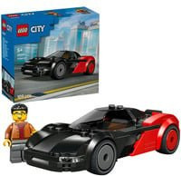 LEGO City Elektro-Supersportwagen Rennwagen schwarz-rot - Bild 1