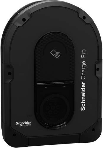 Schneider Electric Wallbox Typ 2 mit 22kW, App-Steuerung, RFID, NFC und WiFi in Schwarz - Bild 1