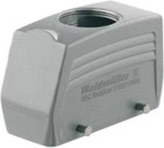 Weidmüller Steckergehäuse HDC 16B TOBU 1PG21G 1656590000 in Grau aus Edelstahl - Bild 1