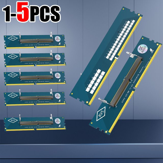 APWIKOGER DDR5 Adapter SO-DIMM zu U-DIMM Konverter für Laptop-RAM auf Desktop-PC - Bild 1
