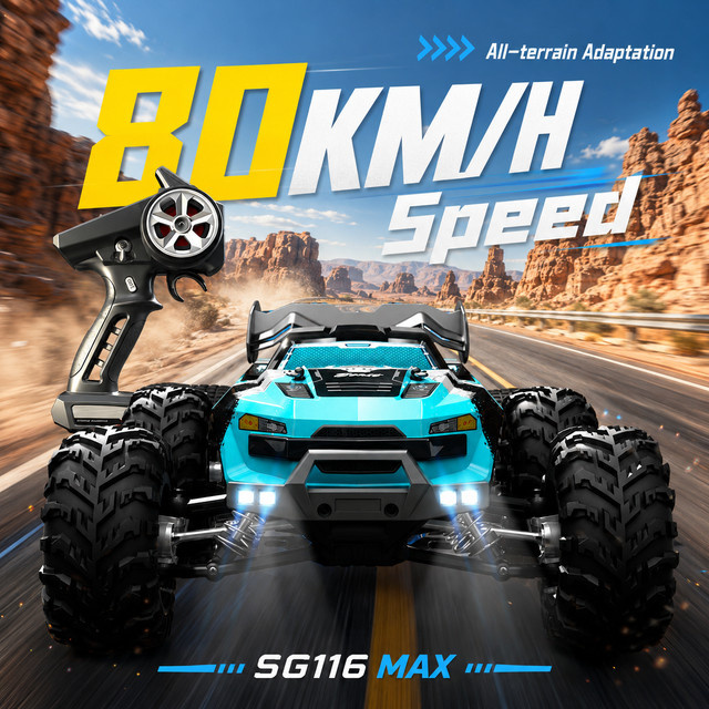 ZNLYRION SG116MAX PRO 4WD RC Auto, 1:16, ferngesteuert, mit LED-Licht, ab 14 Jahren - Bild 1