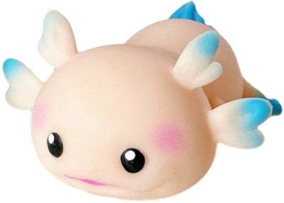 Zoeneed Mini-Salamander Stressball, weicher dehnbarer Cartoon-Salamander, rosa - Bild 1