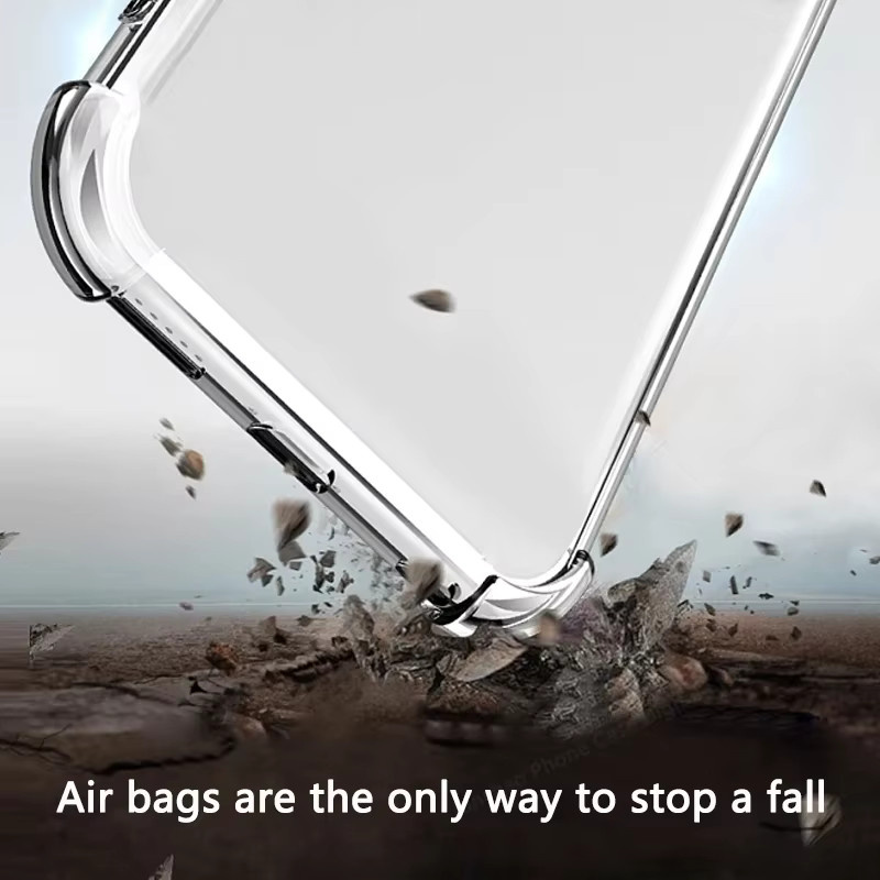 Stoßfeste transparente TPU-Handyhülle für Vivo V23 5G mit verstärktem Airbag-Schutz - Bild 4