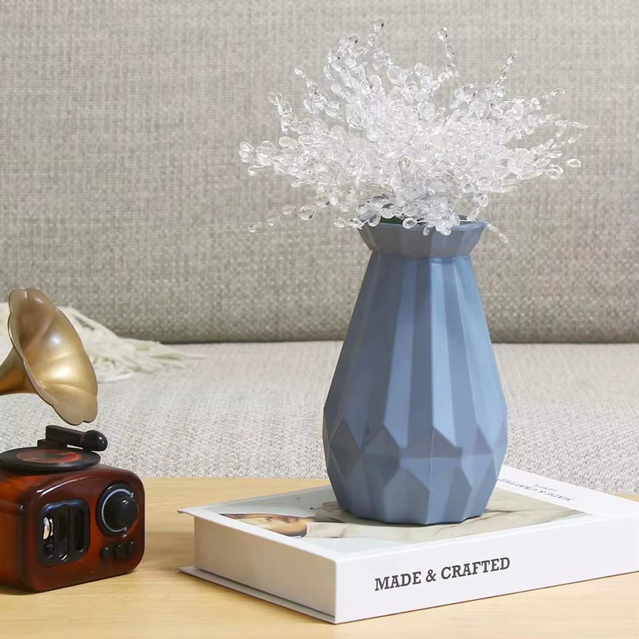 XIAOYINMO Künstliche Acryl Kristall Wassertropfen in Blau und Transparent für DIY Dekorationen, Haarnadeln und Hochzeitsfloristik - Bild 2