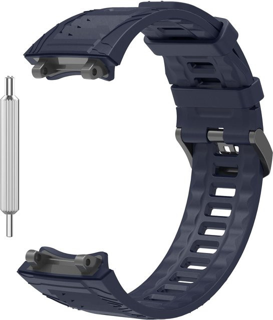 Uhrenarmband Amazfit T-REX 3, Silikon, Blau, mit Werkzeugzubehör, Unisex - Bild 1