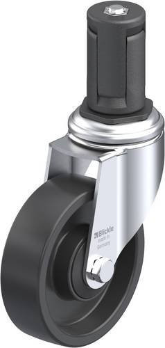 Blickle Lenkrolle LKRA-POA 100K-11-ER15 in Schwarz mit Stahl- und Kunststoffkomponenten, Rad-Durchmesser: 100 mm, Tragfähigkeit: 120 kg - Bild 1
