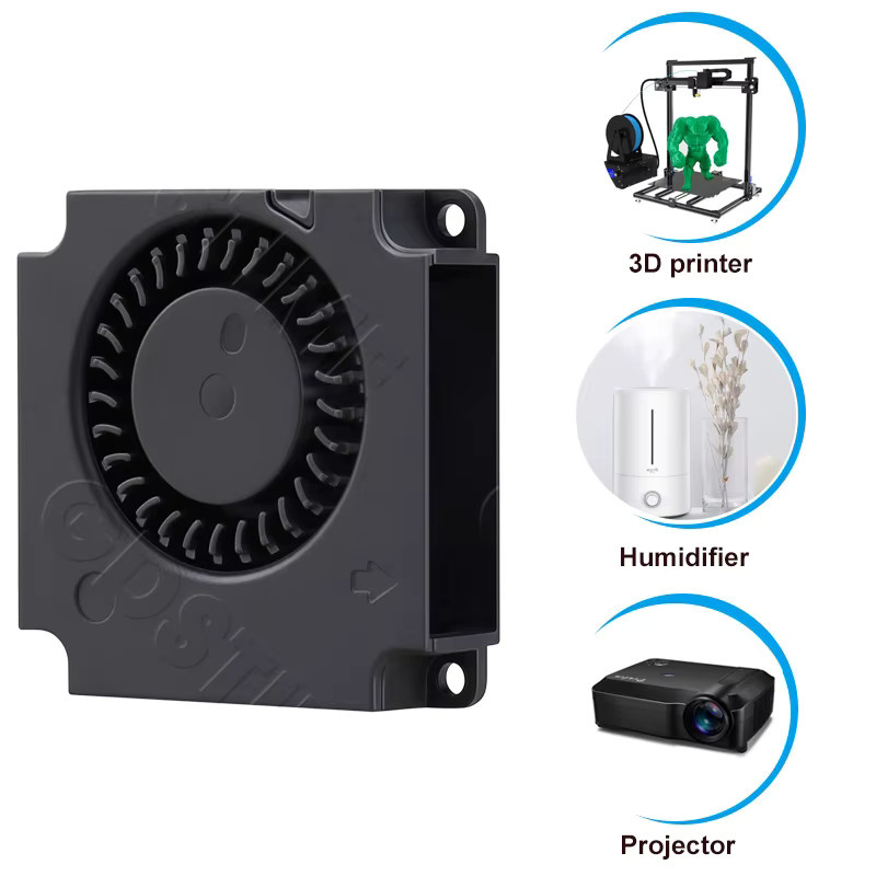 Gdstime 4010 Mini-Kühllüfter USB 2PIN bürstenlos für 3D-Drucker und PC, Schwarz, B/T/H: 40 x 40 x 10 mm - Bild 4