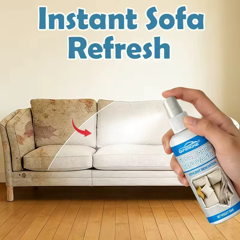 QIFENGHE Sofa-Stoff-Renovierungsspray in Weiß, 100ml Stoffreiniger und Polster-Restaurator zur Tiefenreinigung von Couch und Polstermöbeln - Bild 3