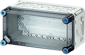 Hensel Leergehäuse Mi 0100 Verteilerdose aus Kunststoff, transparent, B/T/H: 27,5 x 12,5 x 15,0 cm - Bild 1