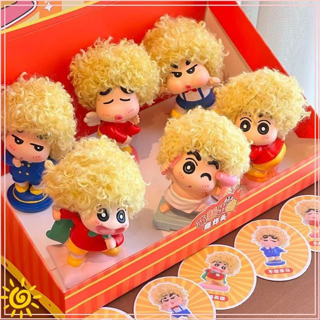 52TOYS Shin-Chan Explosionskopf Blindbox, Ornament, Kunststoff - Bild 1