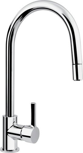 WELLWATER Einhebelmischer mit Touchfunktion in Silber, verchromt, mit schwenkbarem Auslauf und wassersparender Funktion für Küche und Bad - Bild 1