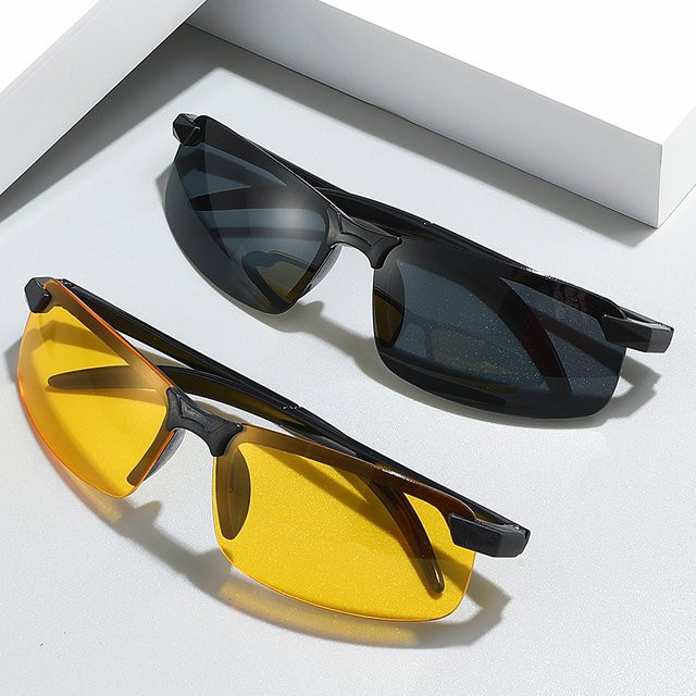Rexxar Sonnenbrille Halbrand, rectangular, Unisex, black - Bild 1