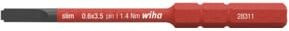Wiha slimBit electric Schlitz-Bit mit Zapfen in Rot (44385) - Bild 1
