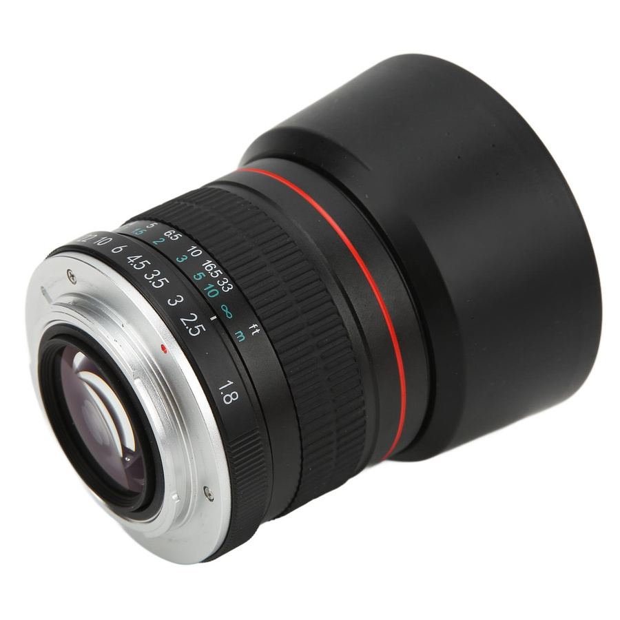 Nikon 85mm F1.8 Vollformat Festbrennweite mit AI-Anschluss für Nikon F Mount, Manuelle Fokus Porträtlinse, Schwarz - Bild 3