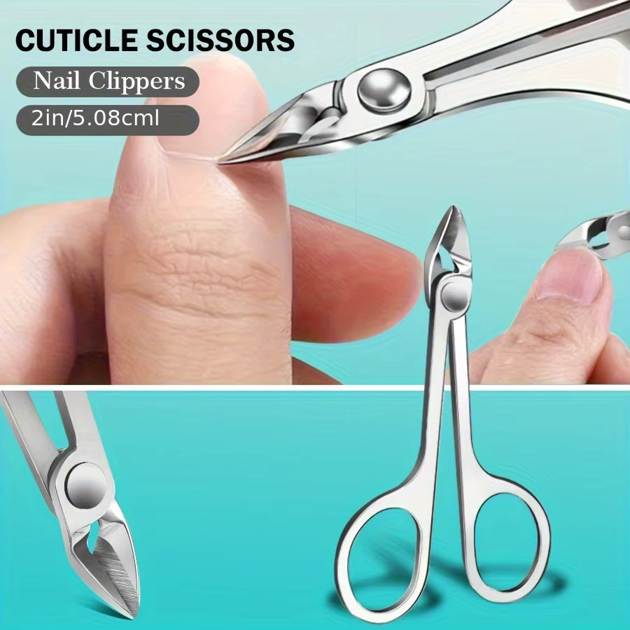 Ouriner Nagelhautschere, Edelstahl, Unisex, für Hände und Füße - Bild 2