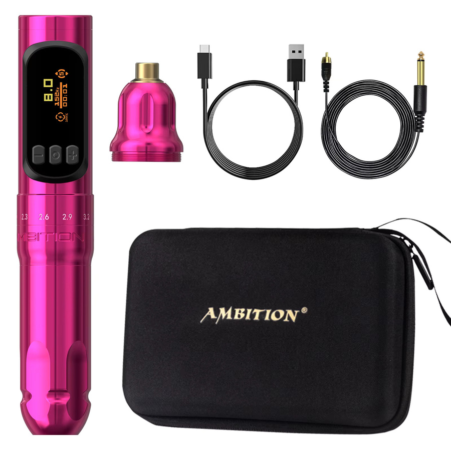 Ambition Sally 270 Rotary Pen Tattoo Maschine, kabellos, 2,0-3,5mm Hub - Bild 6