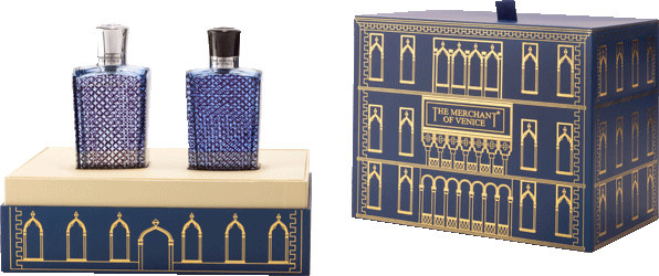 The Merchant of Venice Nobil Homo Venetian Blue Set, Eau de Parfum, Aftershave, Herren, 2 x 100 ml - Bild 1