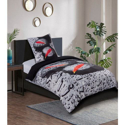 Sanilo Bettwäsche Elegance 2-teilig aus Baumwolle, grau, B/H: 135 x 200 cm, Kissen: 80 x 80 cm - Bild 4
